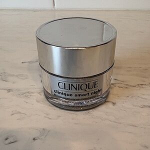 LAST CALL Clinique Smart Night Moisturizer in Silver Jar
